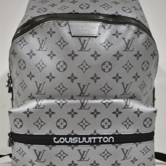 Louis Vuitton Apollo Outdoor Reflect Silver Monogram Backpack Weekend Travel Bag - Picture 7 of 7